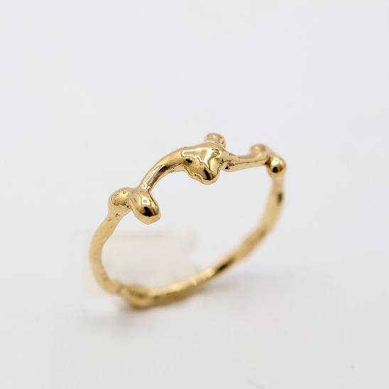 cleo_gereticuleerde_ring_geelgoud_met_aangesmolten_bolletjes