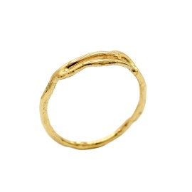 gouden ring cleo-r20 organisch sfeerfoto