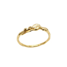 gouden ring cleo-r21 organisch sfeerfoto