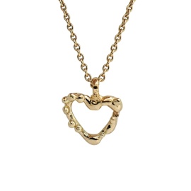 gouden hanger ibiza met hartvorm sfeerfoto