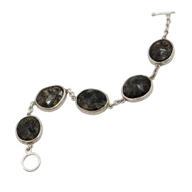 zilveren armband selina met rutielkwarts sfeerfoto