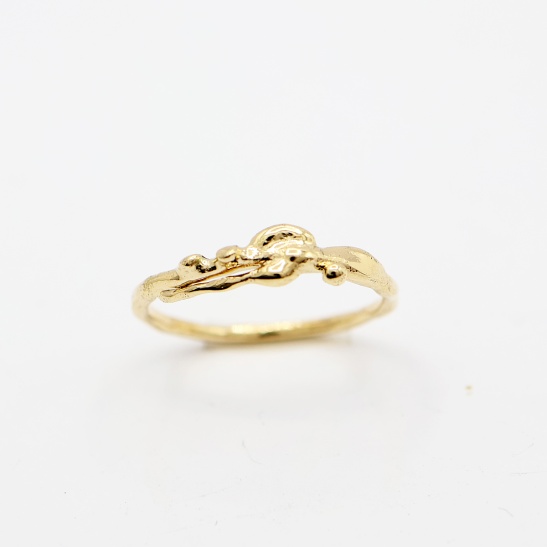gouden ring cleo-r21 organisch sfeerfoto