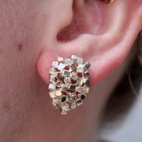 dion_zilveren_oorbellen_met_allemaal_kleine_blokjes_aan_elkaar_dames_sieraden_women_jewelry_earrings_silver